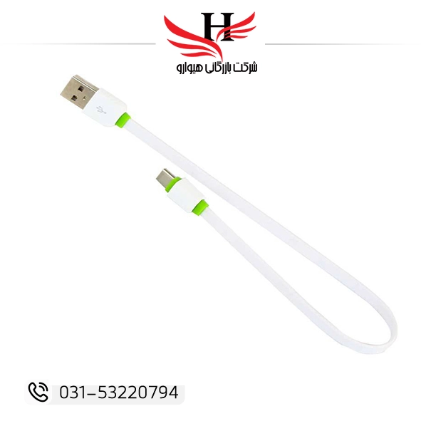 کابل پاوربانک تایپ سی الدينيو LDNIO-073 با کیفیت ساخت بالا و انتقال جریان پایدار، مناسب شارژ انواع پاوربانک و دستگاه‌های مجهز به Type‑C | فروش و پخش عمده کابل Type‑C LDNIO توسط هیوارو، نمایندگی شهرضا، استان اصفهان و استان تهران